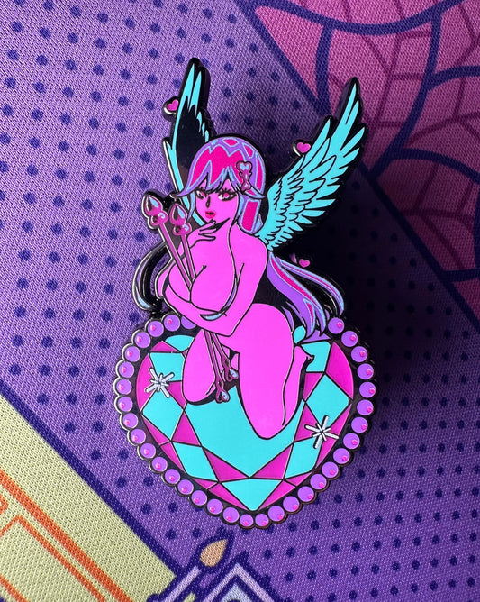 Cupid hard enamel pin