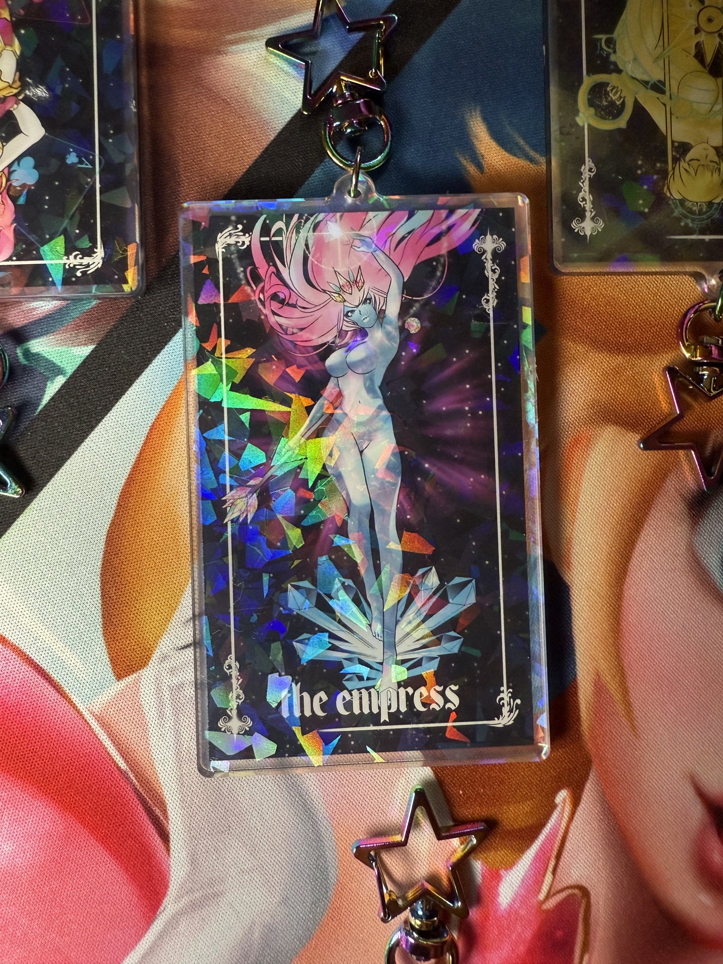The Empress tarot keychain