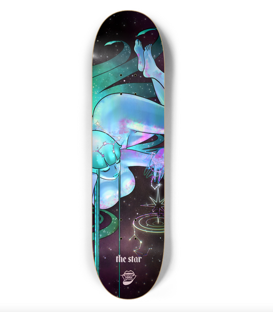 The Star Holographic Skate Deck
