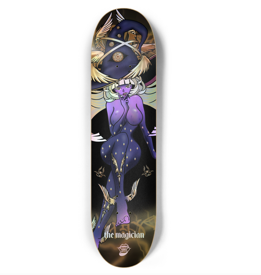The Magician Holographic Skate Deck