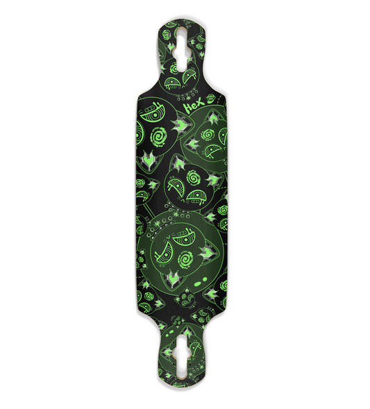 Hex Glow In The Dark Drop Through Longboard