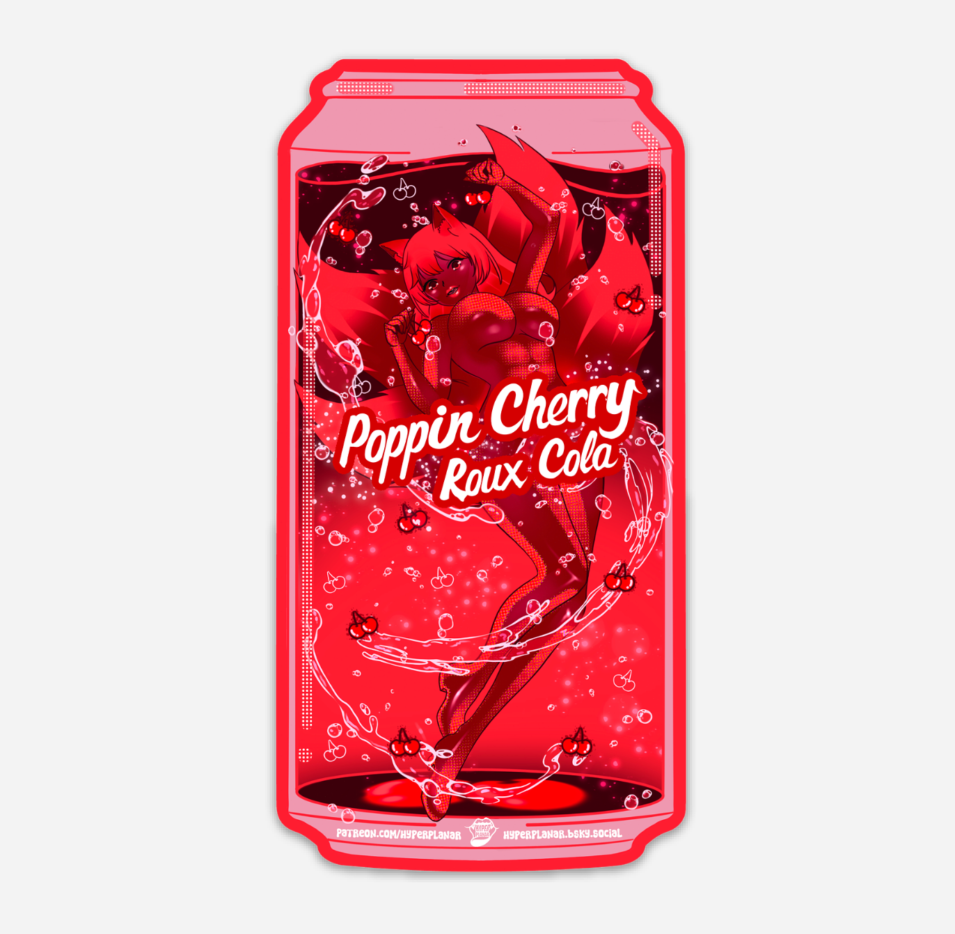 Poppin cherry roux cola magnet