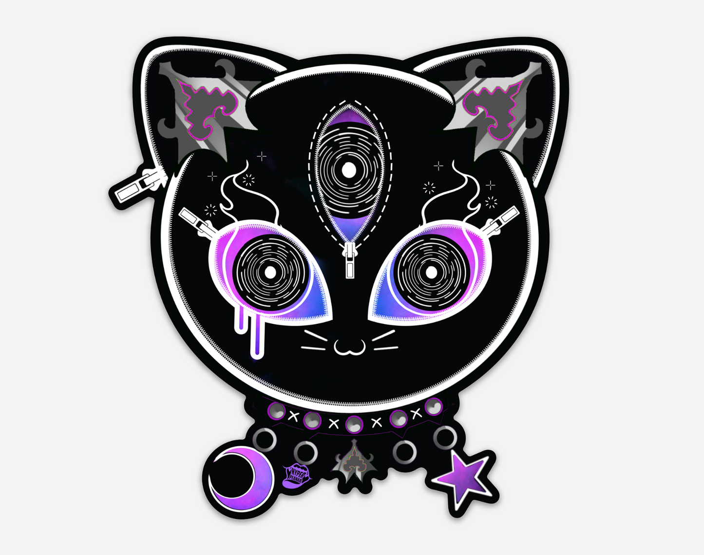 Curse Cursed Cat Magnet