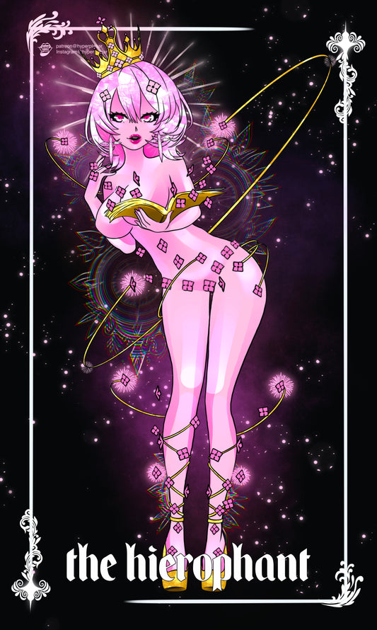 The hierophant mini print