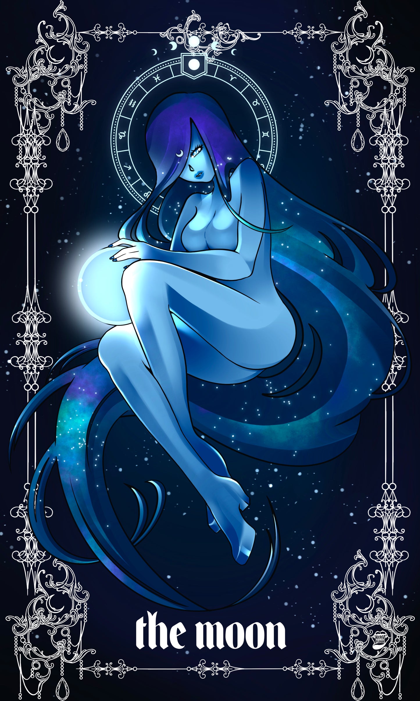 The moon mini print