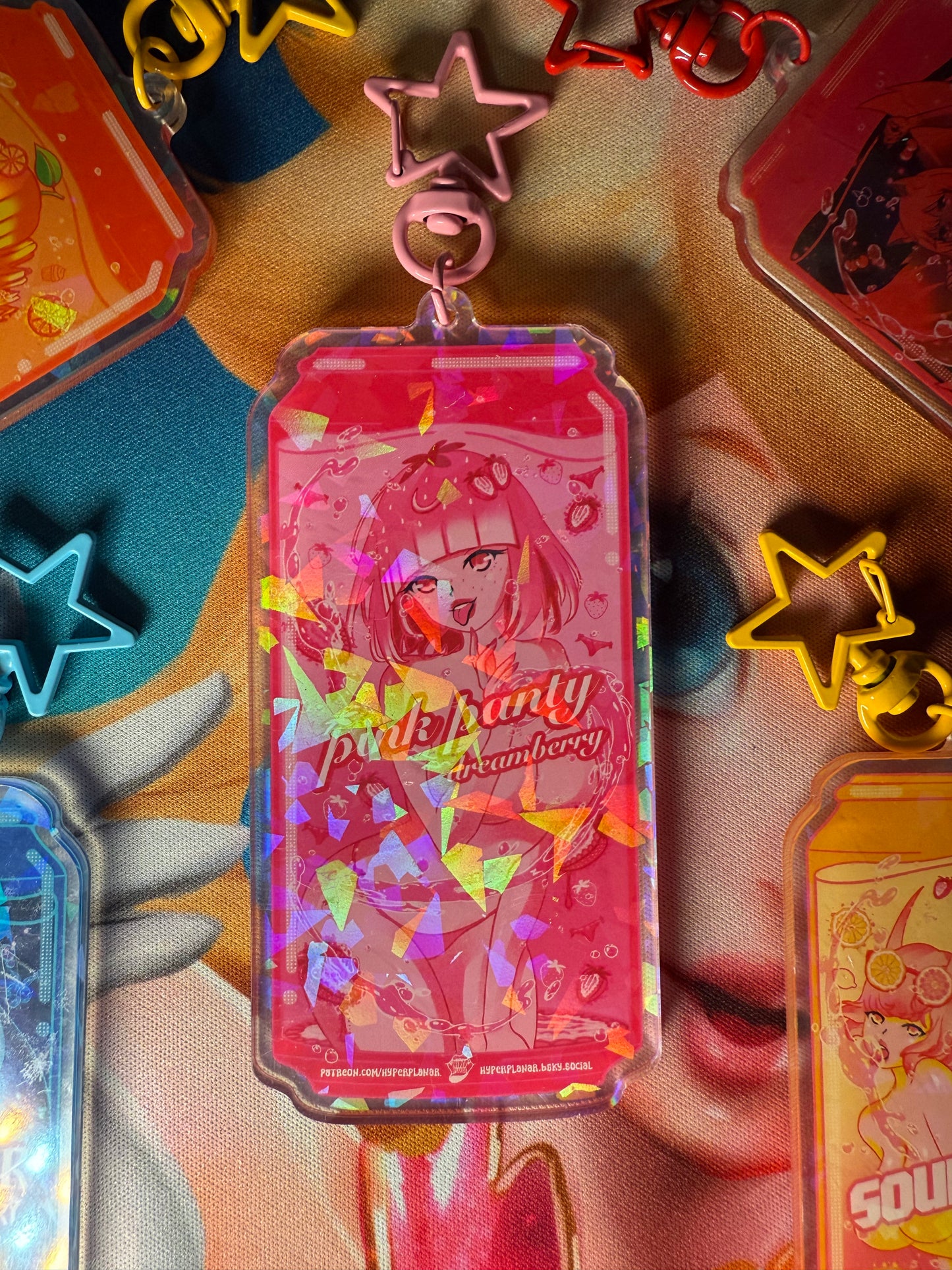 Pink Panty Dreamberry keychain