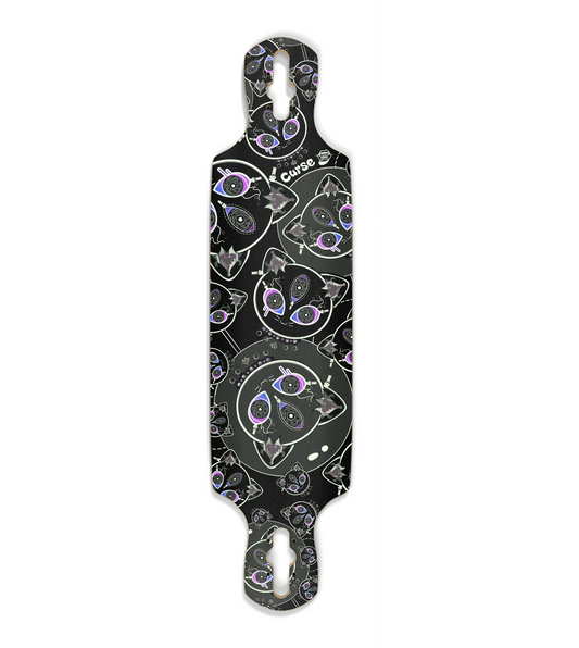 Curse Glow In The Dark Drop Through Longboard