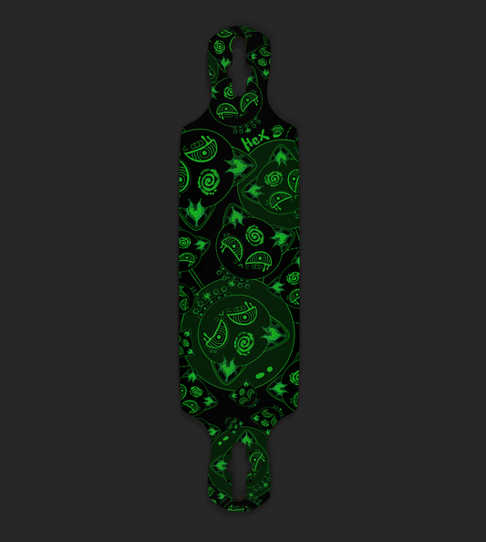Hex Glow In The Dark Drop Through Longboard