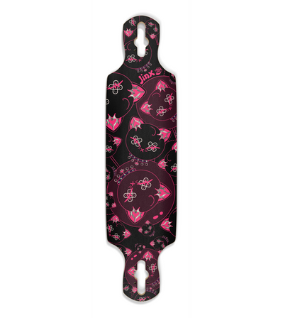 Jinx Glow In The Dark Drop Through Longboard