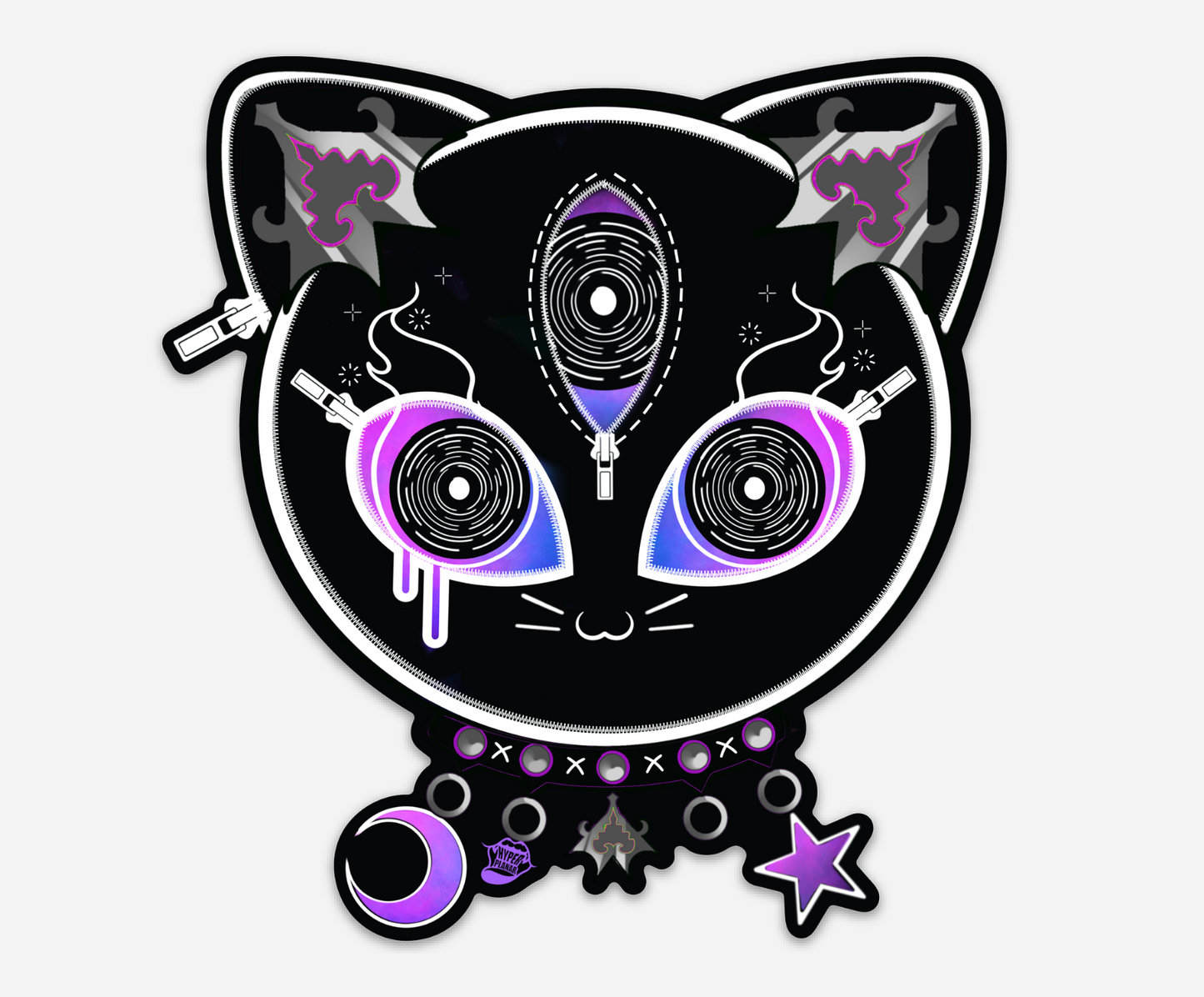 Curse Cursed Cat Magnet