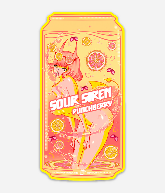 Sour siren punchberry magnet