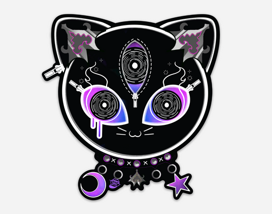 Curse Cursed Cat Magnet