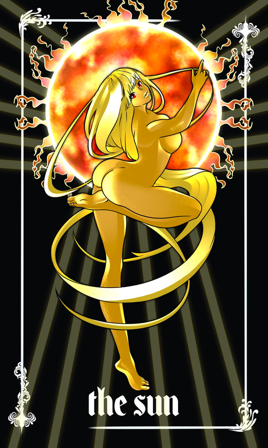 The sun mini print