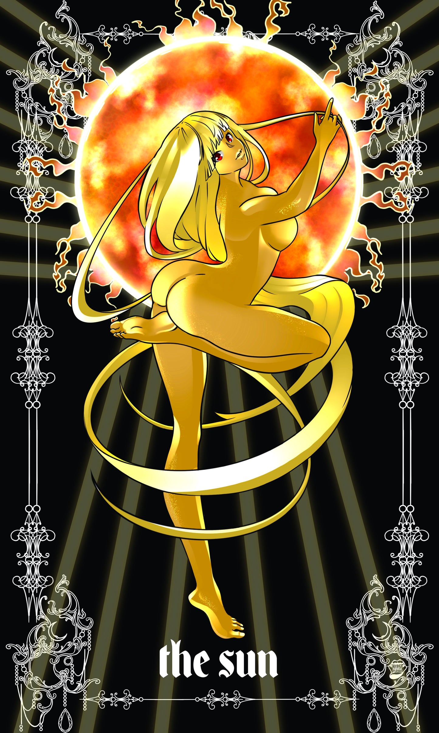The sun mini print